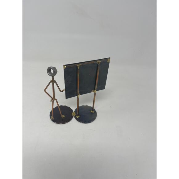 Rock Creek Metal Craft Man The Teacher Salesman Nuts and Bolts Sculpture Figure - Picture 3 of 5